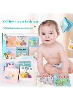 Generic Baby Enlightenment Early Education Cloth Book 0-3 Years Old Can Bite And Tear Paper 6-12 Months Baby Educational Cloth Book Toy-Color:Puzzle Cognitive Cloth Book [window Color Box] To Send Buckle  - Image 1