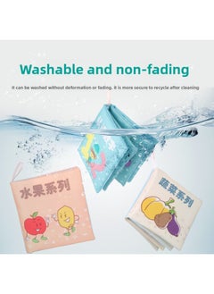 Generic Baby Enlightenment Early Education Cloth Book 0-3 Years Old Can Bite And Tear Paper 6-12 Months Baby Educational Cloth Book Toy-Color:Puzzle Cognitive Cloth Book [window Color Box] To Send Buckle  - Image 4