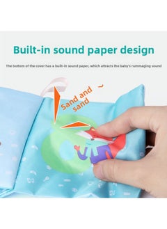 Generic Baby Enlightenment Early Education Cloth Book 0-3 Years Old Can Bite And Tear Paper 6-12 Months Baby Educational Cloth Book Toy-Color:Puzzle Cognitive Cloth Book [window Color Box] To Send Buckle  - Image 5