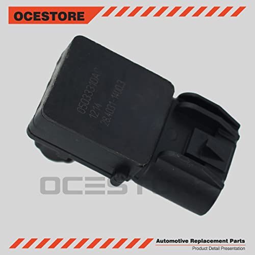 OCESTORE 05033310AC MAP Sensor Manifold Absolute Intake Air Pressure Sensor Compatible with Charger 2006-2015, RAM 1500 2003-2013, Durango 2007-2015, Grand Cherokee 2007-2015 - Image 4