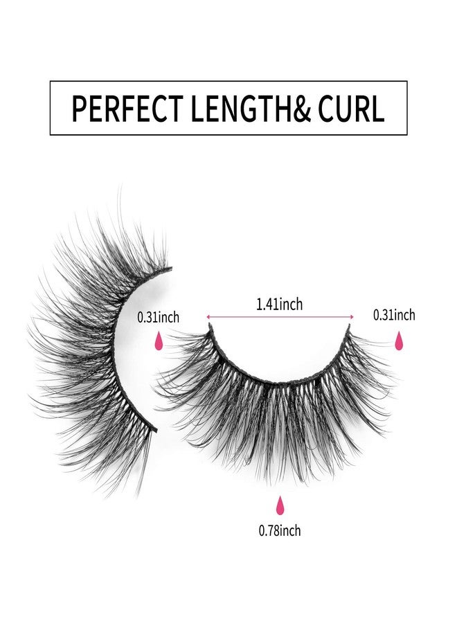 DYSILK Mink Lashes False Eyelashes - Mink Eyelashes Fluffy 10 Pairs 6D Mix Style Faux Lashes Pack Wispy Eyelashes Fluffy Reusable Lashes Natural Look Mink Fake Eyelashes Cat Eye Lashes | 19mm - Image 4