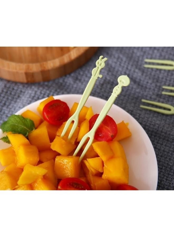 Fruit Fork 30 Pieces In Various Shapes And Colors - Image 4
