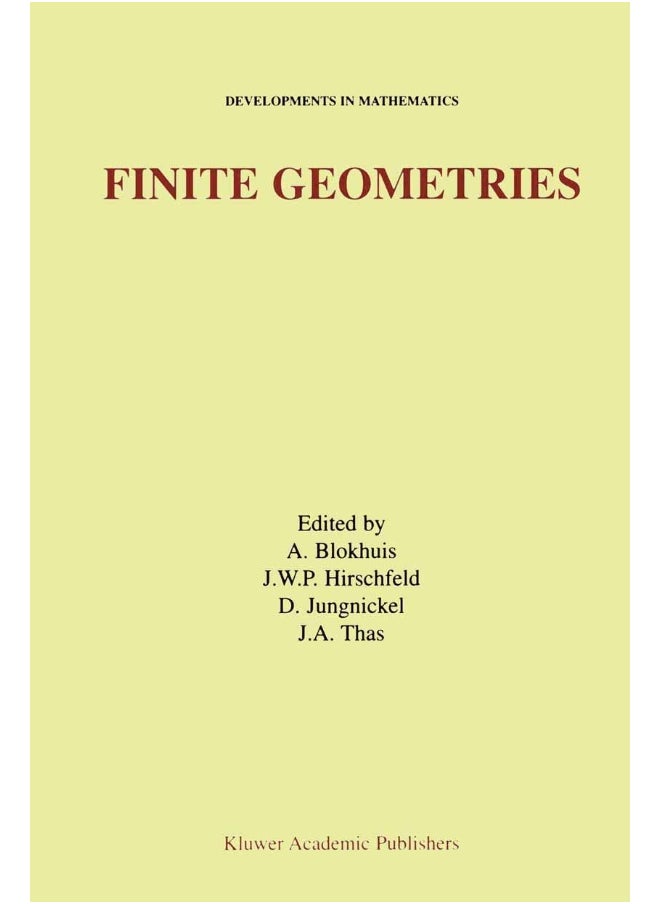 Finite Geometries 