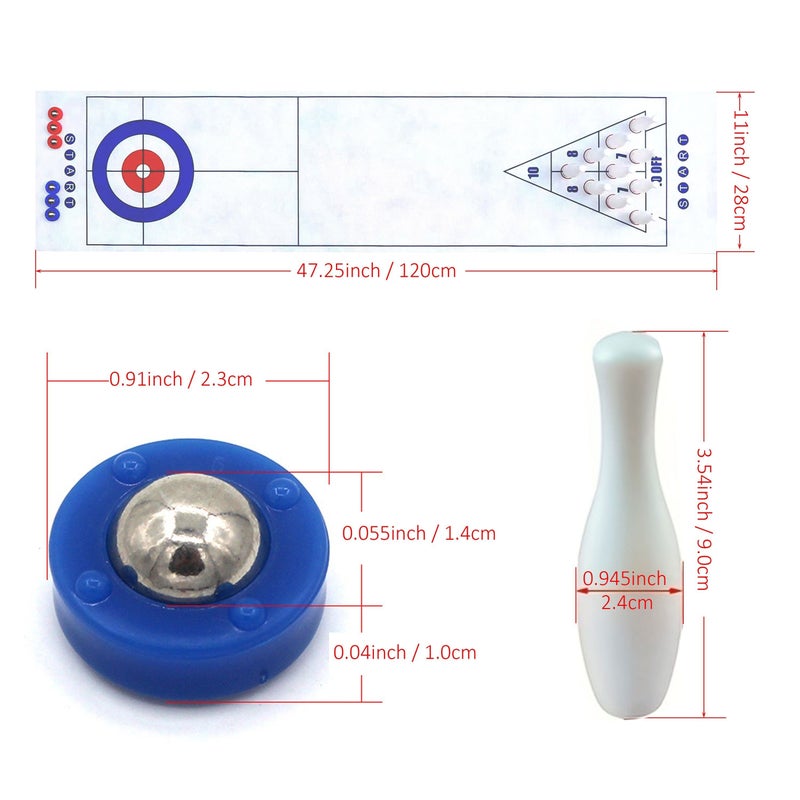 Blue Competition Marbles Game Set Portable Ice Kettle Sports Core Gameplay With Precise Target Area - Image 2
