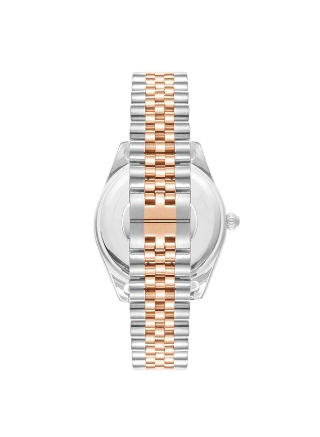 KENNETH SCOTT Kenneth Scott Women's Rose Gold Dial Analog Watch - K23544-KBKK