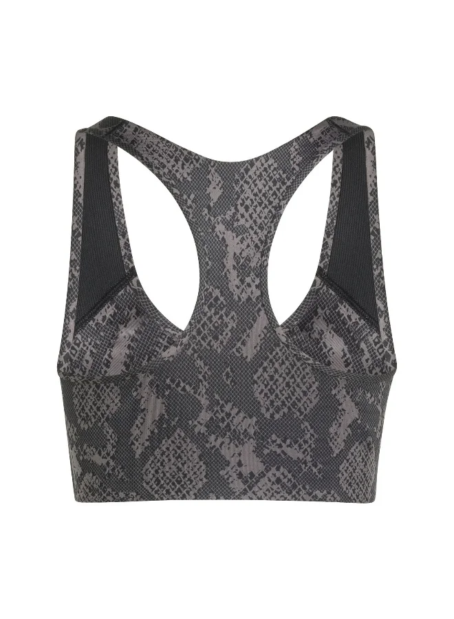 adidas Adidas Asmc Tpr Pi B P Brown Workout Bra - Medium Support Bra For Women