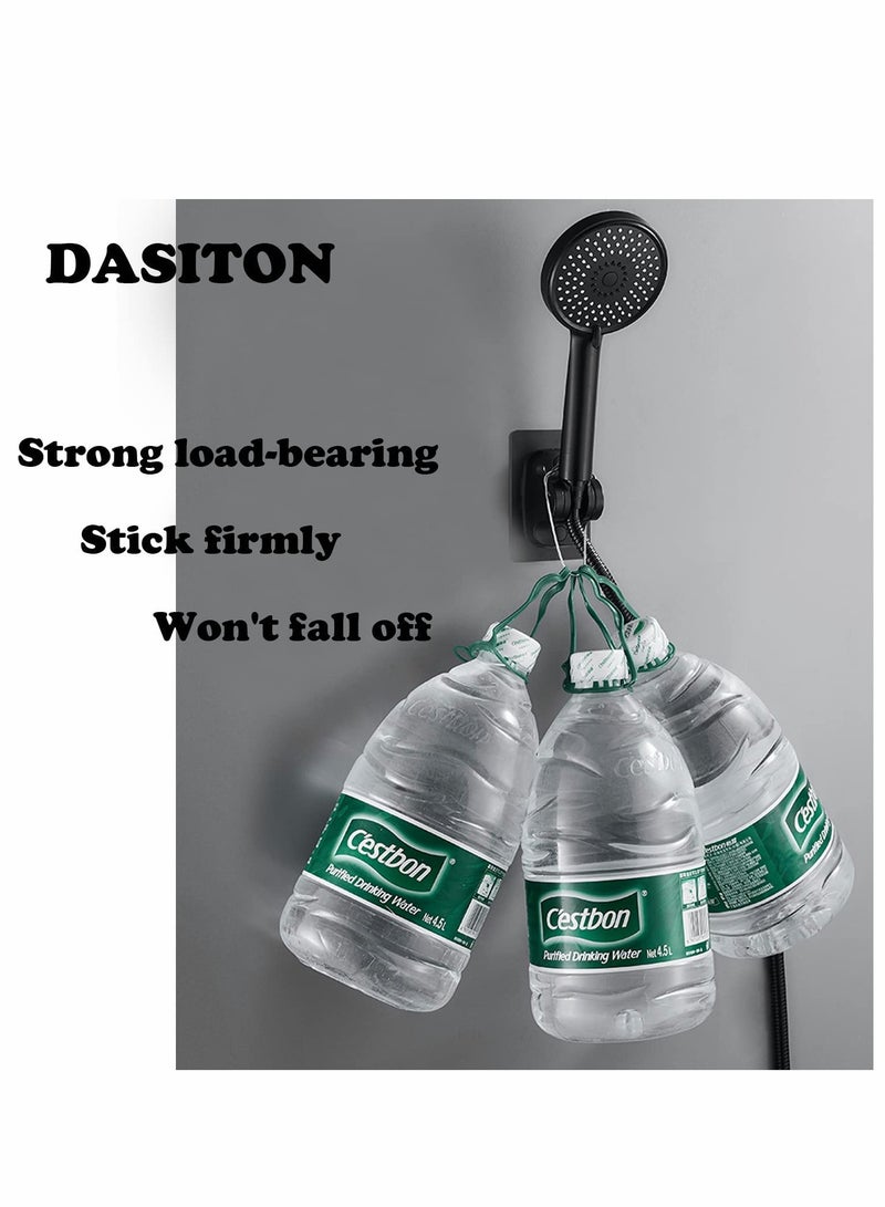 SOLARAE حامل رأس الدش اللاصق، قوي وقابل للتعديل، مثبت على الحائط مقاوم للماء، حامل يدوي بدون ضرر للسيارات المتنقلة والأطفال والحمام - Image 3