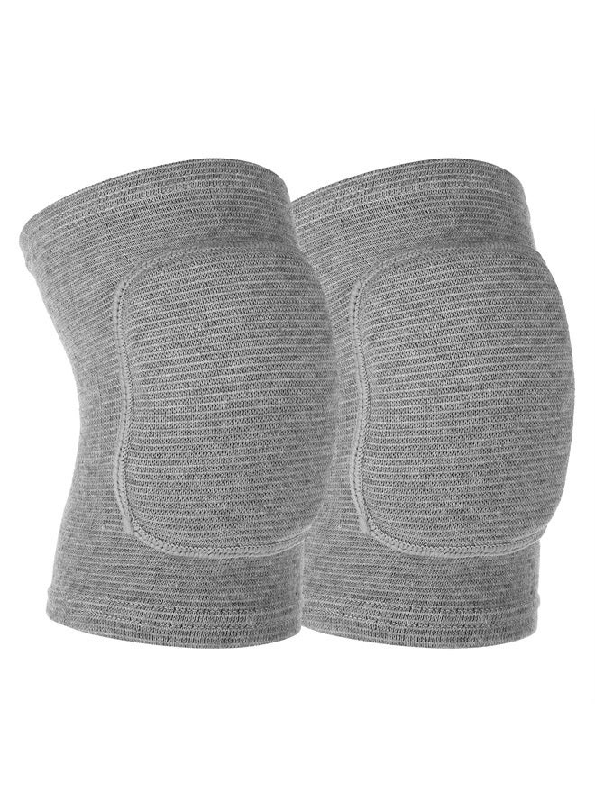 Sibba Compression Elbow Pads Arm Brace Support Fitness Arm Knee Protector Volleyball Basketball Breathable Elbow Wraps for Kids, Men and Women(Grey, 40-75KG) - Image 1