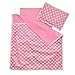 Linkyloop Baby Doll Accessories Dollhouse Bedding Set Doll Blanket Pillow Mattress Playset for 18 DollsGifts for Boys Girls Ages 3 4 5 Year Old Pink Heart - Image 2