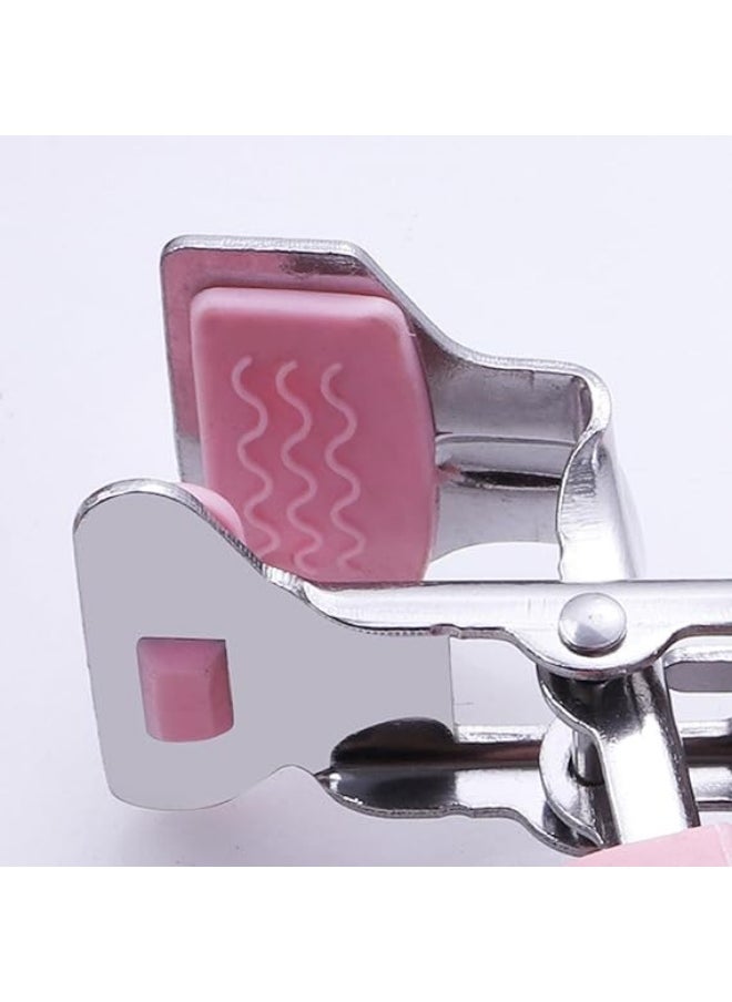 Generic Pot and Tray Holder and Kitchen Heat Resistant Clip (Multicolor) - Stainless Steel Pot Holder, Hot Plate and Pot Holder, Safe and Durable - Scald Resistant Hot Pot Holder - Multi-Purpose Stainless Steel Kitchen Clip - Hot Pot Holder Clips - Hot Plate Lifter - Heat Resistant Clip for Securely Holding Pots and Pans  - Image 5