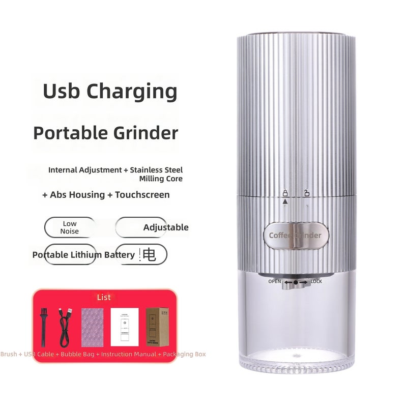 WU Electric Coffee Grinder - Automatic Bean Grinding Machine for Home Use - Image 1