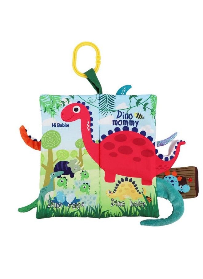 Bebe Mondo - Dinosaur Baby Toys Soft Cloth Crinkle Books Touch And Feel Books For Babiesinfants Toddlers Toys Baby Bookearly Development Interactive Car & Stroller Soft Toys Baby Gifts For Baby Girls Boystails - Image 1