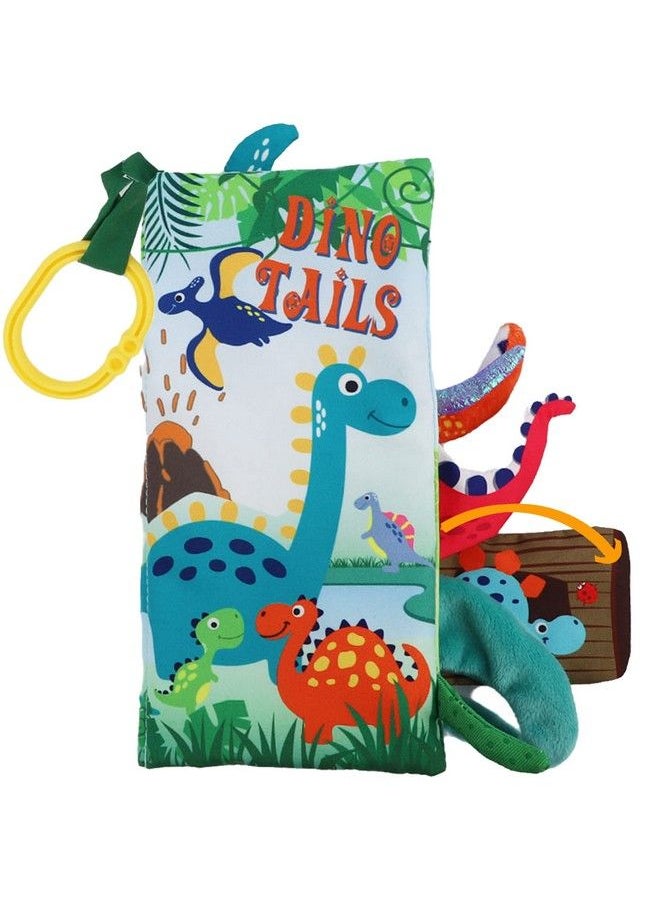 Bebe Mondo - Dinosaur Baby Toys Soft Cloth Crinkle Books Touch And Feel Books For Babiesinfants Toddlers Toys Baby Bookearly Development Interactive Car & Stroller Soft Toys Baby Gifts For Baby Girls Boystails - Image 1
