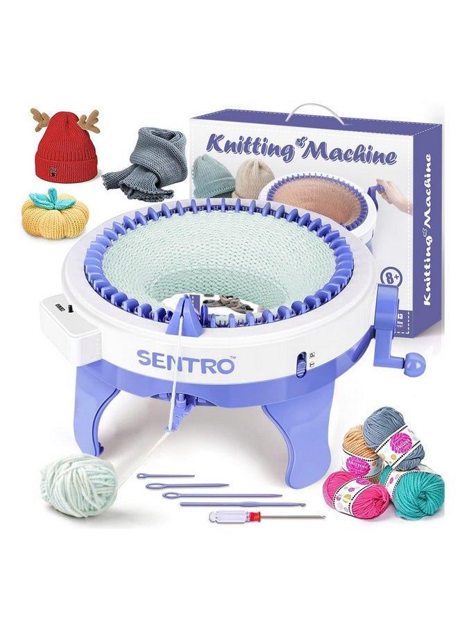 48 Needles Knitting Machines With Row Counter, Smart Weaving Round Loom,Double Knit Loom Machine Kit,Diy Knit Scarf Hat Sock - pzsku/ZFC3AE7BFC13D8EE9DCF7Z/45/_/1734348065/cd983ef3-0a7a-458e-83b6-b905765e6bbc