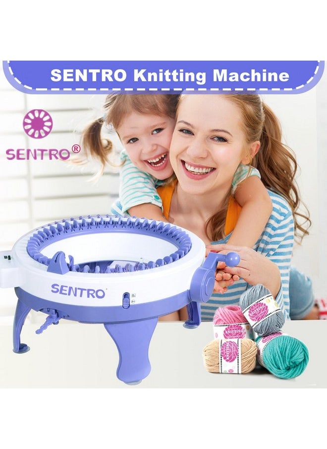 48 Needles Knitting Machines With Row Counter, Smart Weaving Round Loom,Double Knit Loom Machine Kit,Diy Knit Scarf Hat Sock - pzsku/ZFC3AE7BFC13D8EE9DCF7Z/45/_/1734348072/d6d1b0f2-c1f9-4fe8-b40f-53d6b26bf4ff