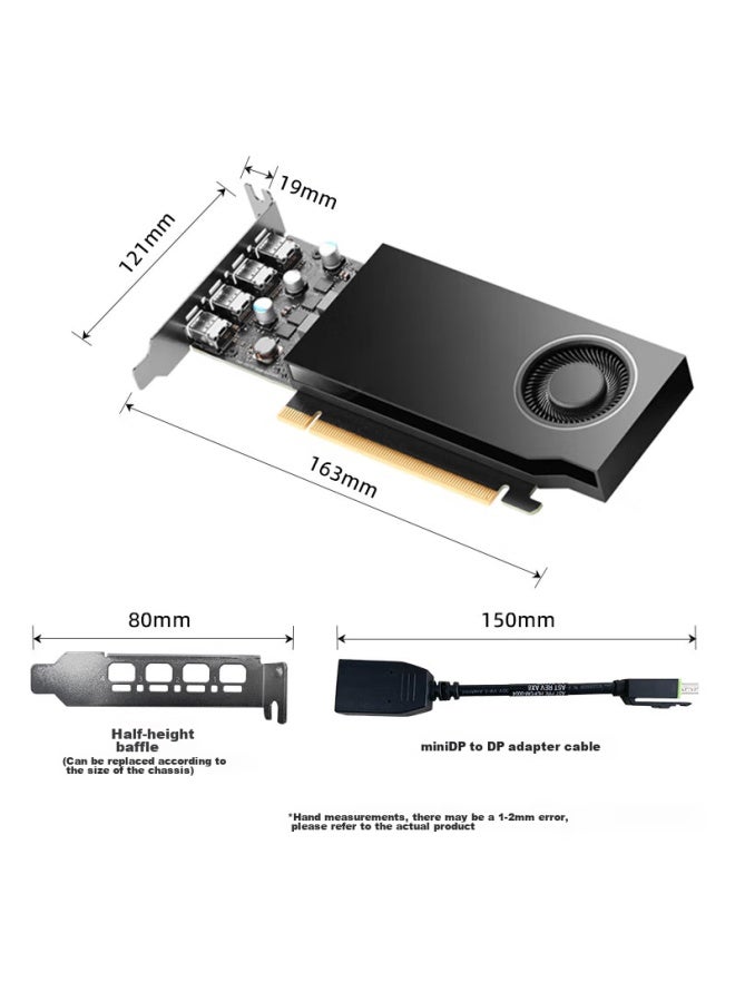 Leadtek Nvidia Rtx A1000 8gb Gddr6 Professional Graphics Card For Professional Design, Video Editing, Modeling And Rendering - Image 2