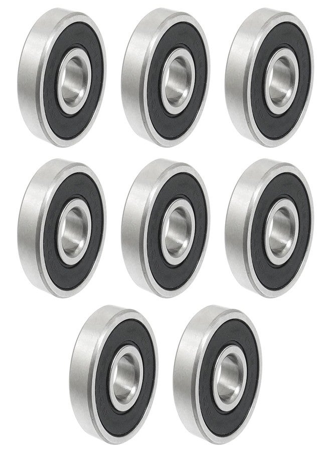 SH Skates Sh 627RS Ball Bearing Double Shielded and Lubricated for Fidget Spinner, Skating Wheel Bearings, Skateboard Bearing, Mini Motor, Etc. (7mm X 22mm X 7mm) - Pack of (8) (4) - Image 1