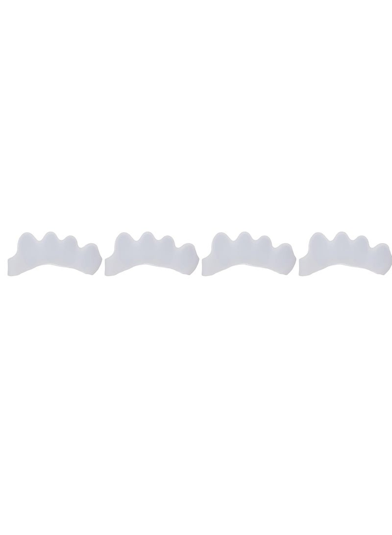 Bukela Gel Toe Separator, Gel Toe Stretchers for Overlapping Toes, Easy Wear in Shoes, Quickly Alleviating Pain After Yoga Activities, Can be used in Nail Art Salon Pedicure Manicure Tool  - Image 1