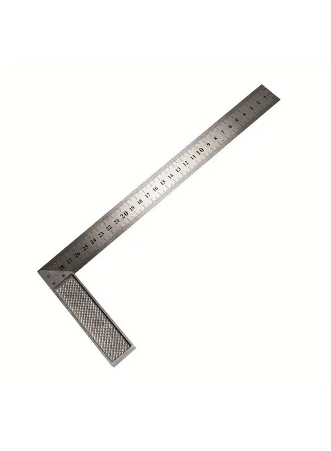 1pc Stainless Steel Horizontal Movable Angle Ruler 300MM Adjustable Measurement Tool Mesh Ruler - Image 3
