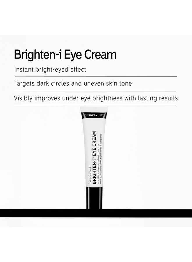 كريم العيون برايتن-آي من إنكي ليست، كريم تحت العين يساعد على تقليل ظهور الهالات السوداء وتعزيز توهج البشرة، برايمر للمكياج تحت العين، 0.50 أونصة سائلة - Image 2