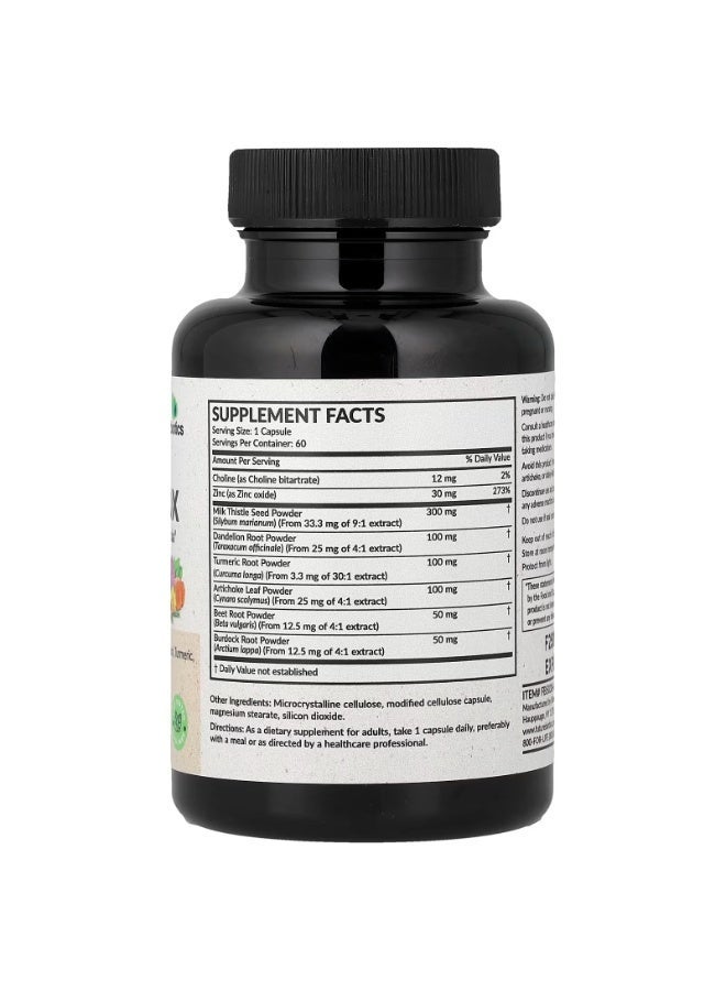 Futurebiotics, Liver Detox, 60 Vegetarian Capsules - Image 2