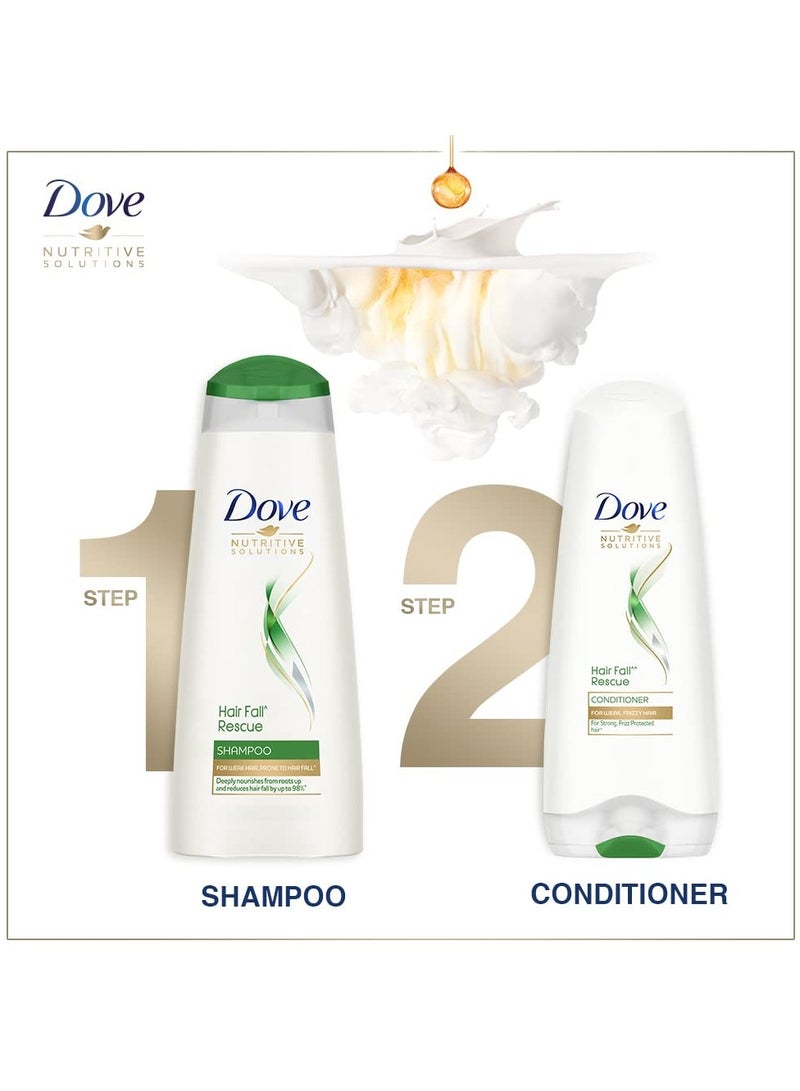 Dove Hair Fall Rescue Shampoo For Weak Hair, 340 ml - Image 3