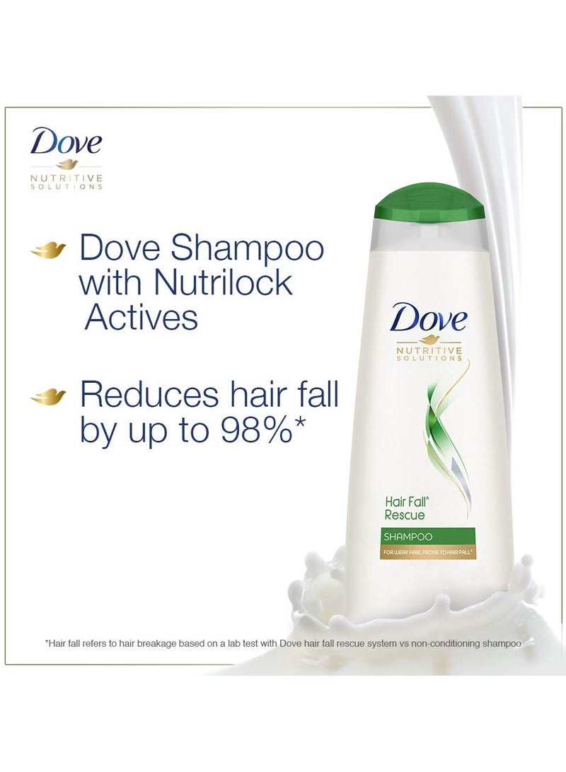 Dove Hair Fall Rescue Shampoo For Weak Hair, 340 ml - Image 2