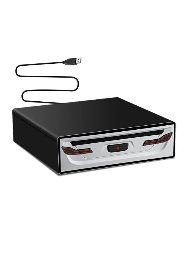 LSLYA Universal External Car Sound CD Player USB Connection Portable for Android Navigation/TV/Macbook Pro/Laptops Desktops With Plug And Play Port - Image 1