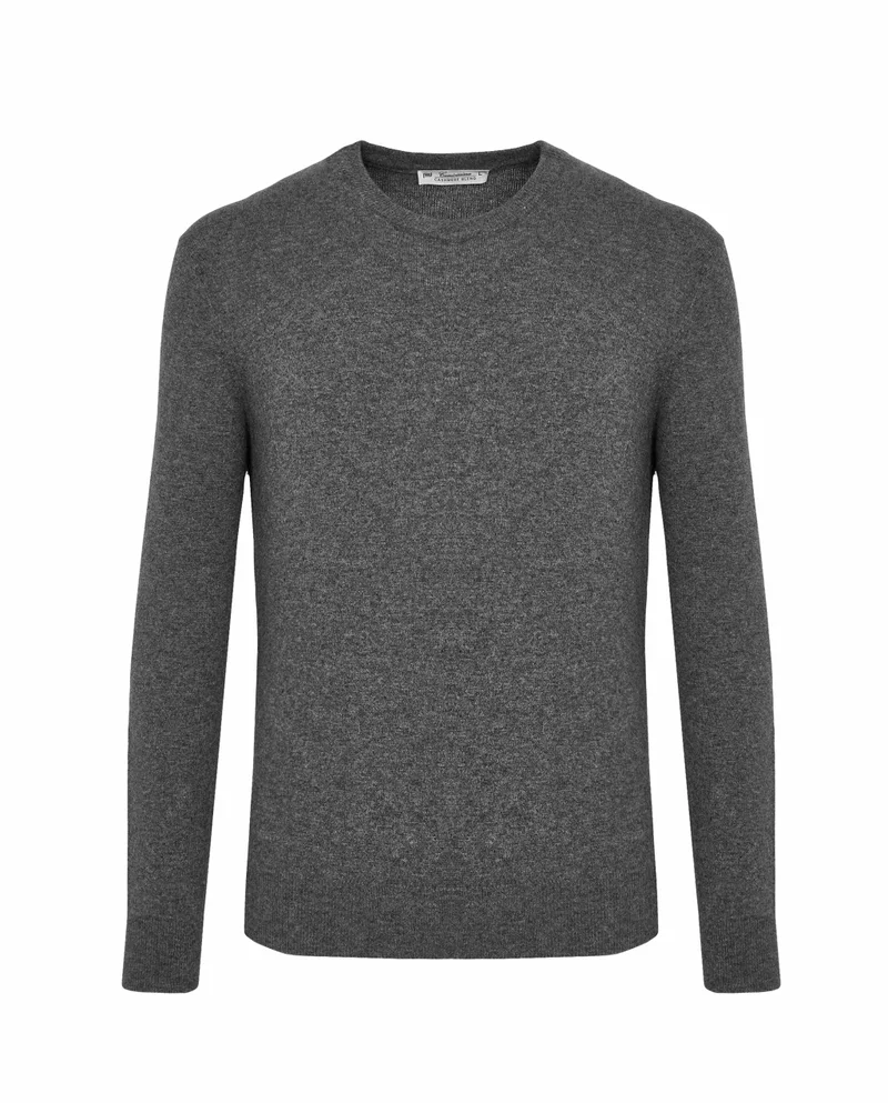 Camicissima ROUND NECK BLEND CASHMERE CREW NECK SWEATER