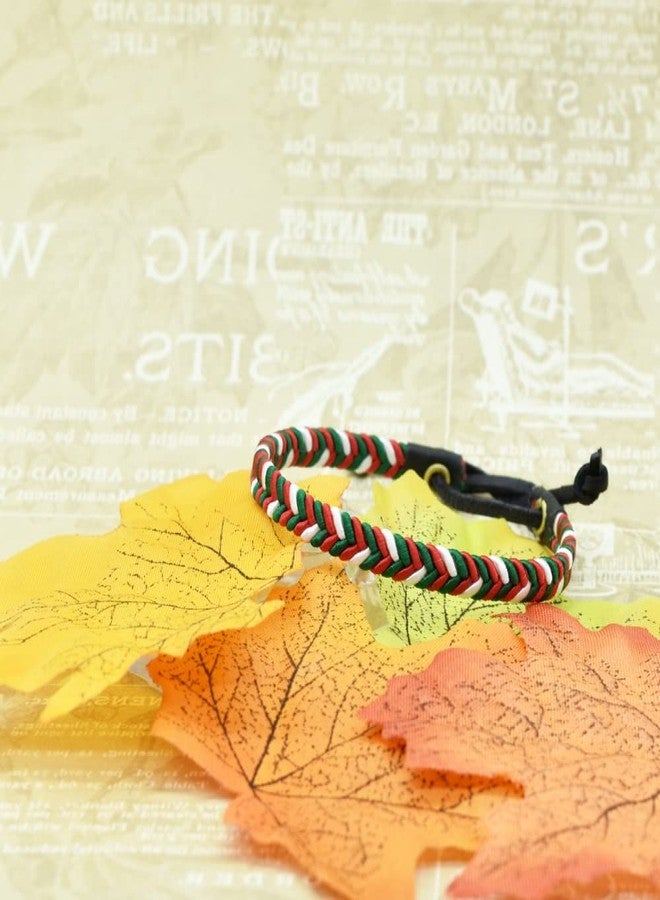 BDM Basque Country Bracelet, Basque Country Flag, Vasconia, Vitoria, San Sebastian, Embroidered HD of Interwoven Woven Fabric, Triskelion, Adjustable for Men and Women - Image 2