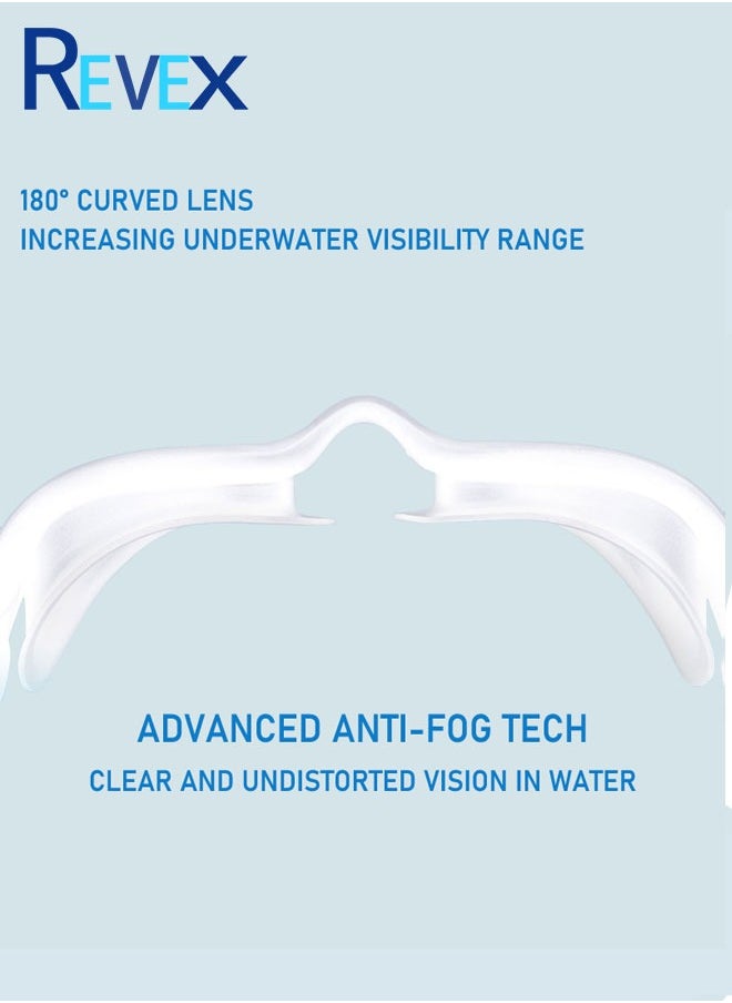 REVEX Swimming Goggles Upgraded Frame Racing Anti - fog UV Resistance No Leakage Swim Goggles Men Women  - Image 5