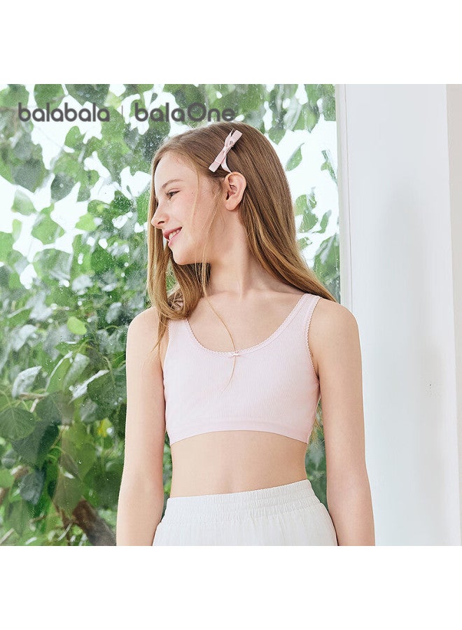 Balabala Girls Developmental Anti-peek-through Children's Vest Youth Bra 209926195006 - Image 1