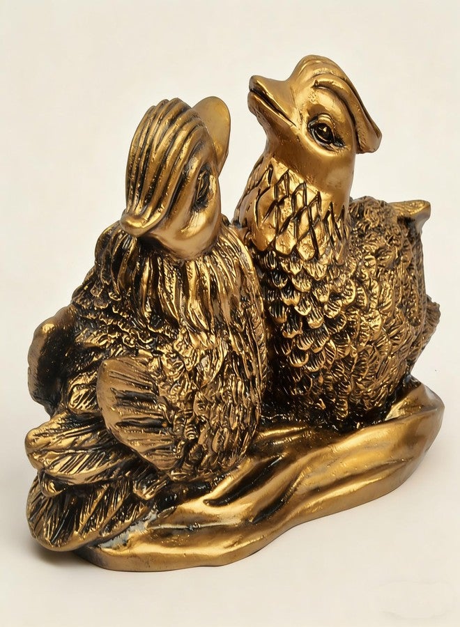 Fengshuibringluck Feng Shui Chinese Mandarin Yuan Yang Love Birds Resin Statue Figurine Home Decor Gift for Romance and Love - Image 5