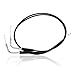 CHIFUN Motorcycle Throttle Cable Braided Wire Kit Stainless Steel 43 110cm Long Throttle Gas Cable Compatible with Harley Dyna Softail XL 883 1200 Fat Boy Heritage Road King - Image 2