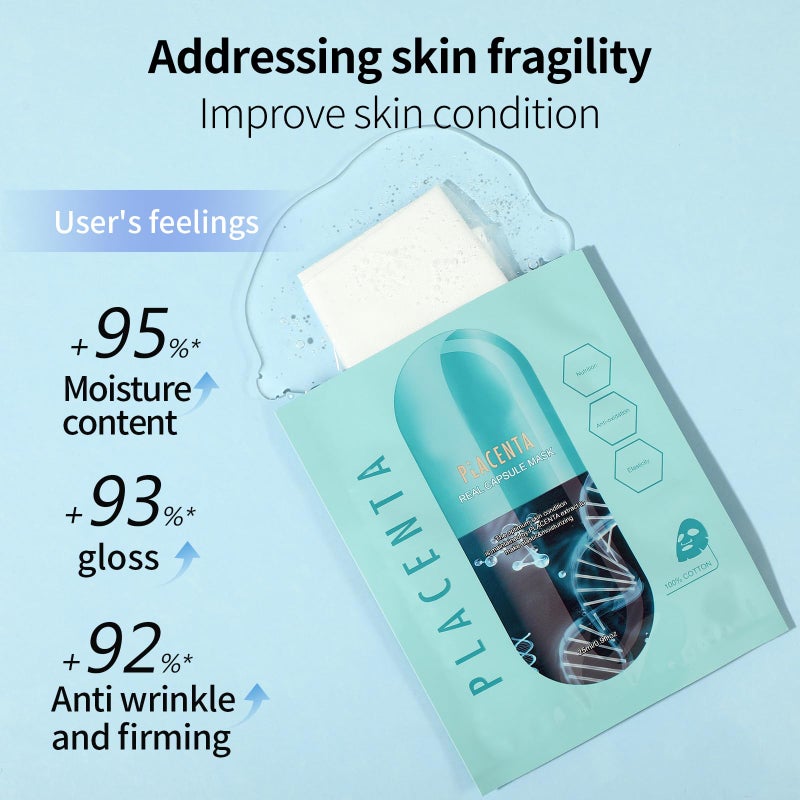 GUOYAOLIFU Face Masks Skincare Set for Girl,Moisturizing Collagen Facial Masks for Women Home Spa,Hyaluronic Acid Face Mask for All Skin Types,Day Night Facial Mask Hydrating,Deep Cleaning,Oil Contral(12Pack) - Image 4