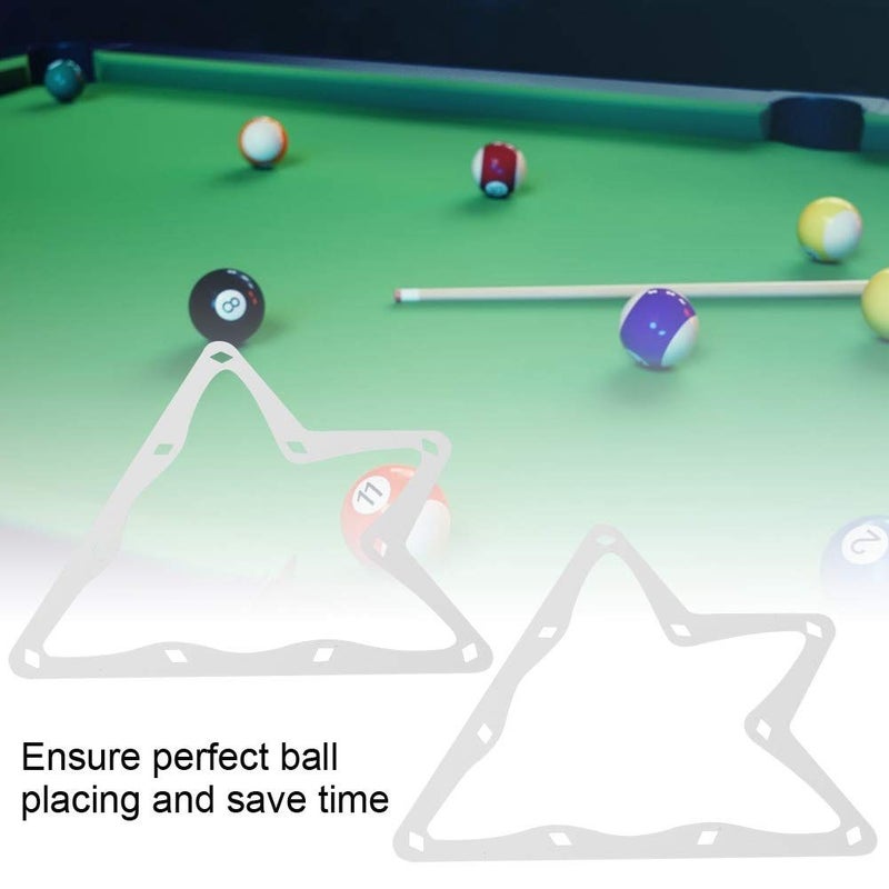 10 Ball Pool Rack Paper Sheets 6Pcs White Billiard Table Accessory Tool - Image 5