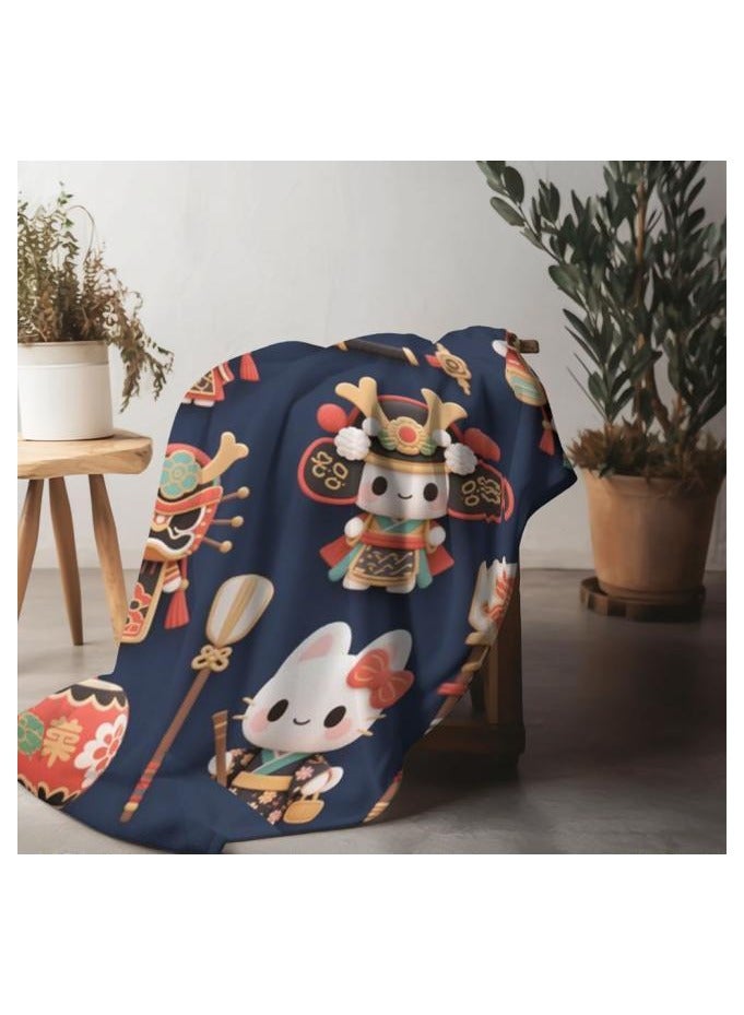 general Flannel thin blanket (warm and comfortable, suitable for sleep, gaming, dust removal and sandproof) 150cm*200cm - 419 - Image 1