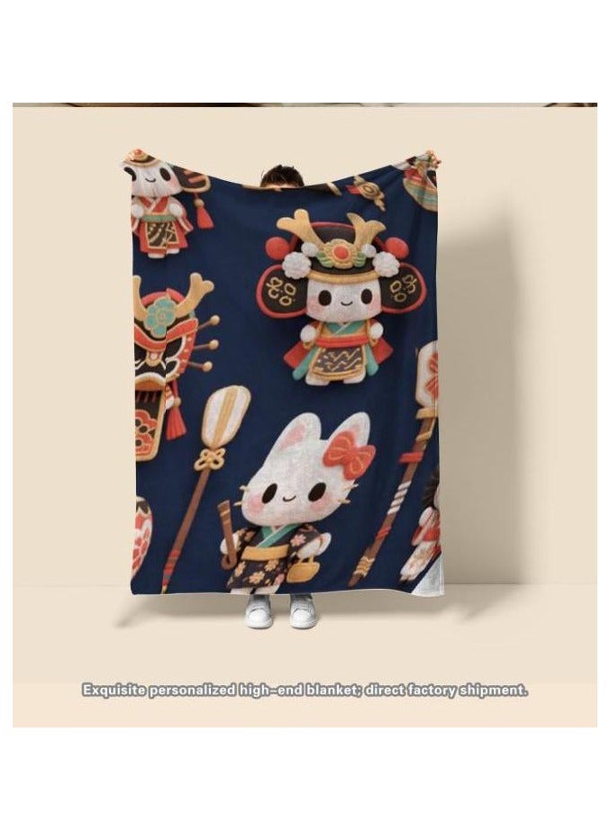 general Flannel thin blanket (warm and comfortable, suitable for sleep, gaming, dust removal and sandproof) 150cm*200cm - 419 - Image 4