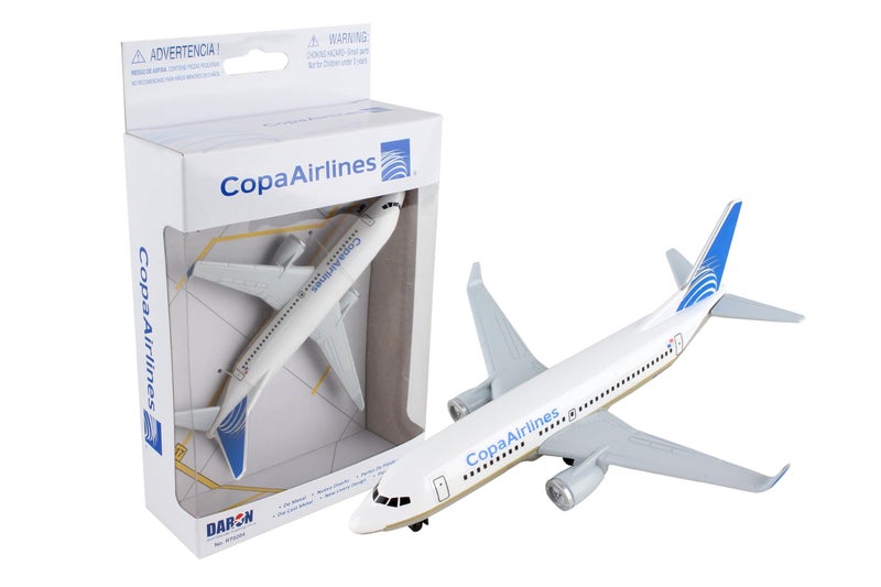 Daron Toy Airplane Copa Airlines DieCast Metal Model Airplane Toy with Plastic Parts and Rolling Wheels for Kids Ages 3 - Image 2