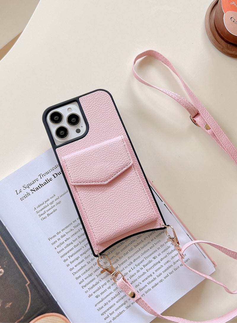 Suteni Back Cover Card Slots with Mirror Leather Phone Case for iPhone - Image 3