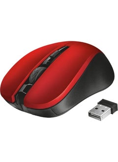 Trust 21871 Mydo Silent Optical Wireless Mouse - Red  - Image 1