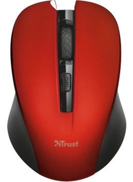 Trust 21871 Mydo Silent Optical Wireless Mouse - Red  - Image 2