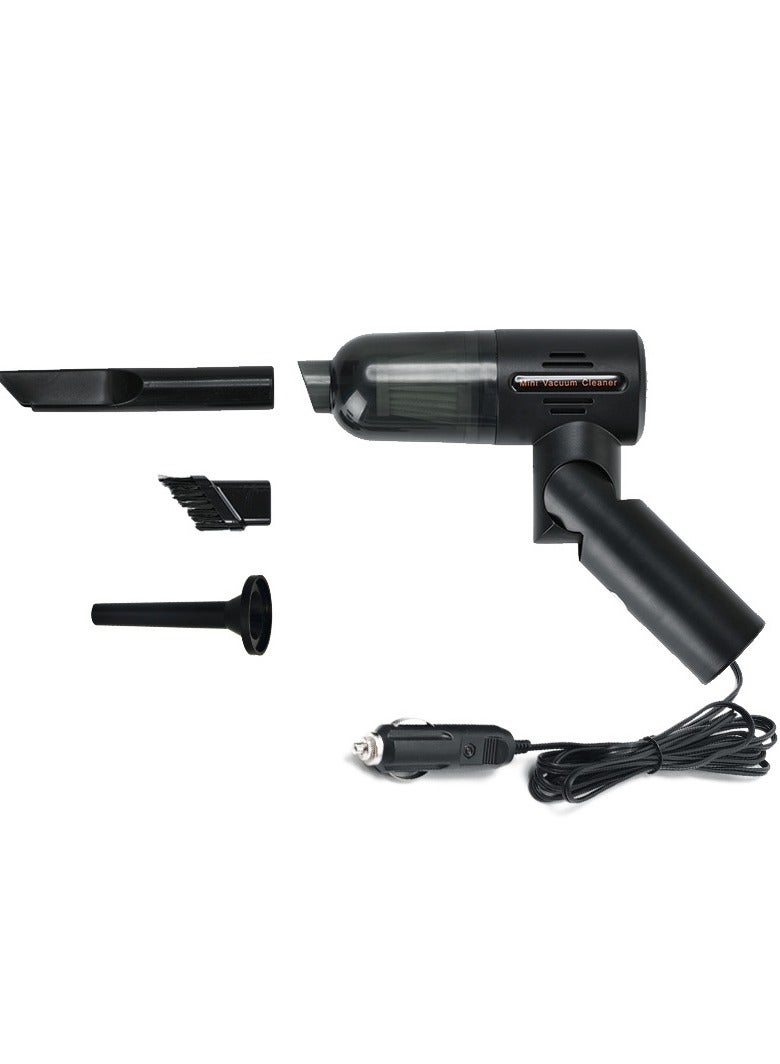Mini Portable Handheld Vacuum Cleaner High Power 36000Rpm Motor Foldable Rotating Handle Usb Rechargeable With Multiple Nozzles For Desk Car Keyboard And Pet Hair Cleaning