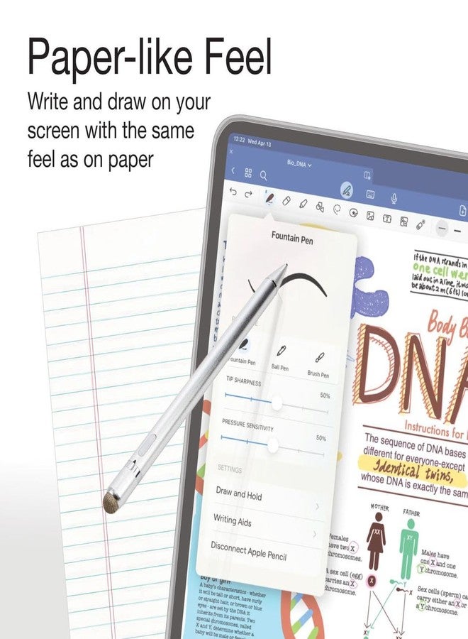 بوكس ويف واقي شاشة BoxWave لجهاز Getac F110، [ClearTouch مضاد للتوهج (عبوة من قطعتين)] غشاء غير لامع مضاد لبصمات الأصابع لجهاز Getac F110 - Image 5