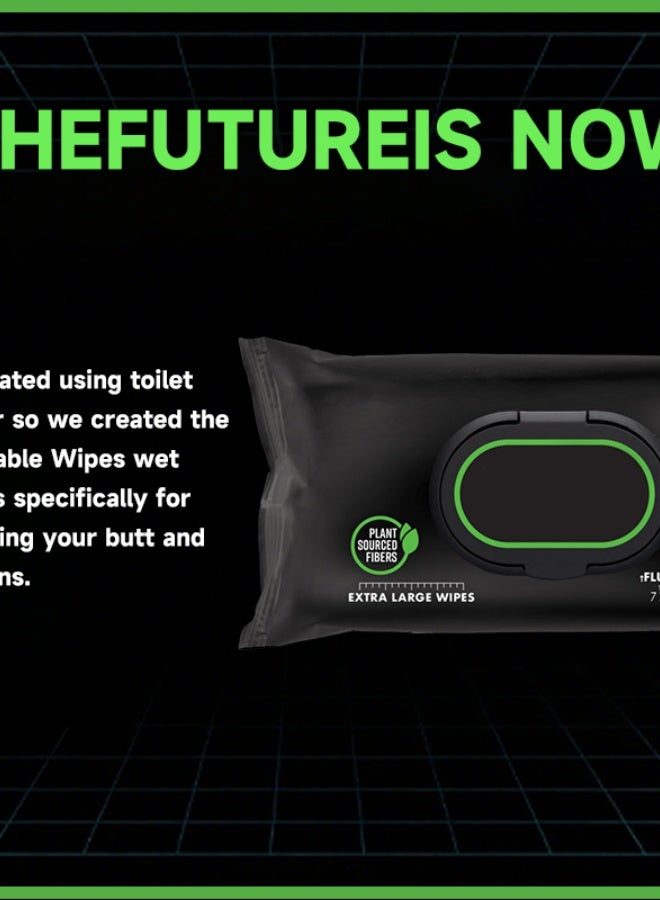 Wet Toilet Paper - Affordable, Environmentally Friendly, and Highly Effective Cleaning Wet Wipes - Image 3