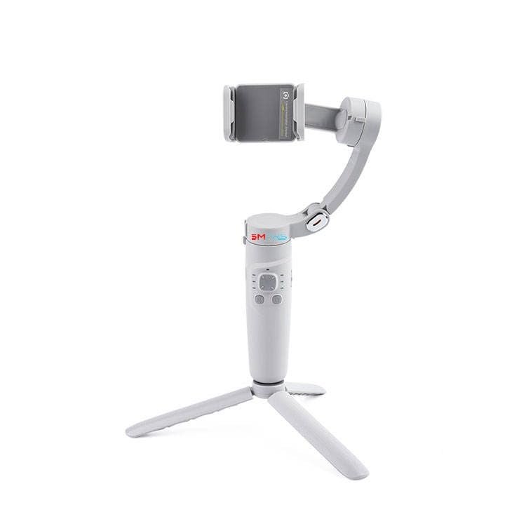 Smars M1 3-Axis Smartphone Gimbal Stabilizer, Foldable Handheld Design, Anti-Shake, Face Tracking, Bluetooth Control for iPhone, Android, TikTok, YouTube, Vlog Videos - Image 2