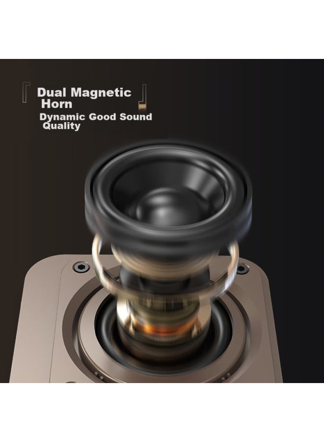 Sansui راديو M31 لكبار السن، قابل لإعادة الشحن، قابل لإدخال بطاقة، مكبر صوت صغير، محمول، ضبط FM، راديو بث، مكبر صوت بلوتوث، مشغل موسيقى، رمادي - Image 2