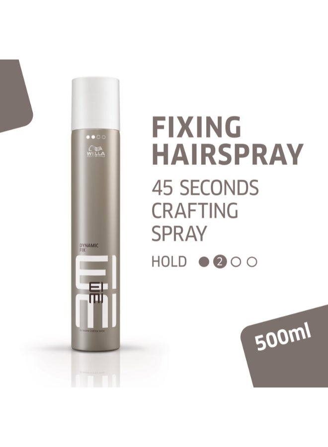 Wella Professionals رذاذ تثبيت ديناميكي إيمي 45 ثانية - شكل وحقق أسلوبك مع تثبيت مرن وقابل للعمل (500 مل) - Image 2