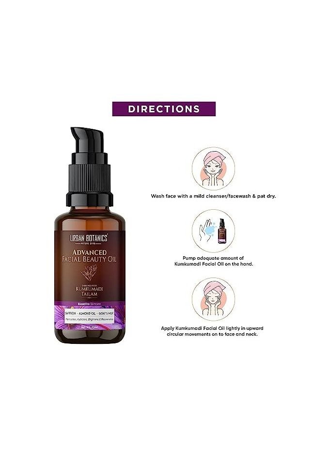 UrbanBotanics UrbanBotanics Kumkumadi Oil for Face Wrinkles  - Image 5
