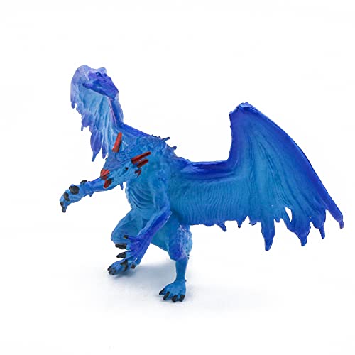 SIENON 10Pack 5 Inch and 3 Inch Dragon Toy Figures, Assorted Colors and Styles Mini Mythical Figurines for Kids Birthday Cake Decorations Christmas Halloween Dragon Theme Party Favors - Image 5